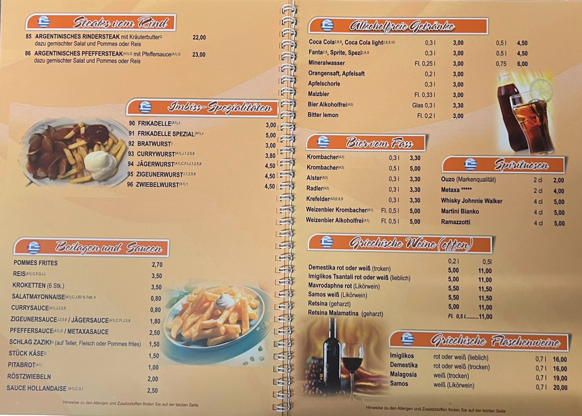 Was erwartet sie im Akropolis Grill-Restaurant?