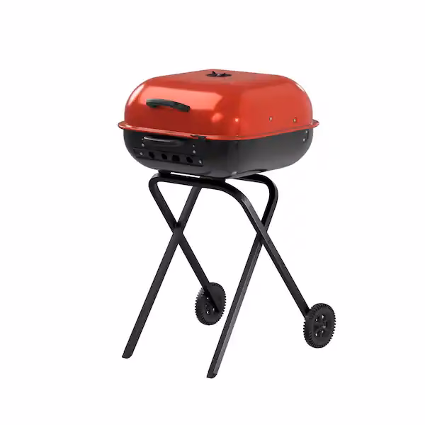 What is the American outdoor grill made of?