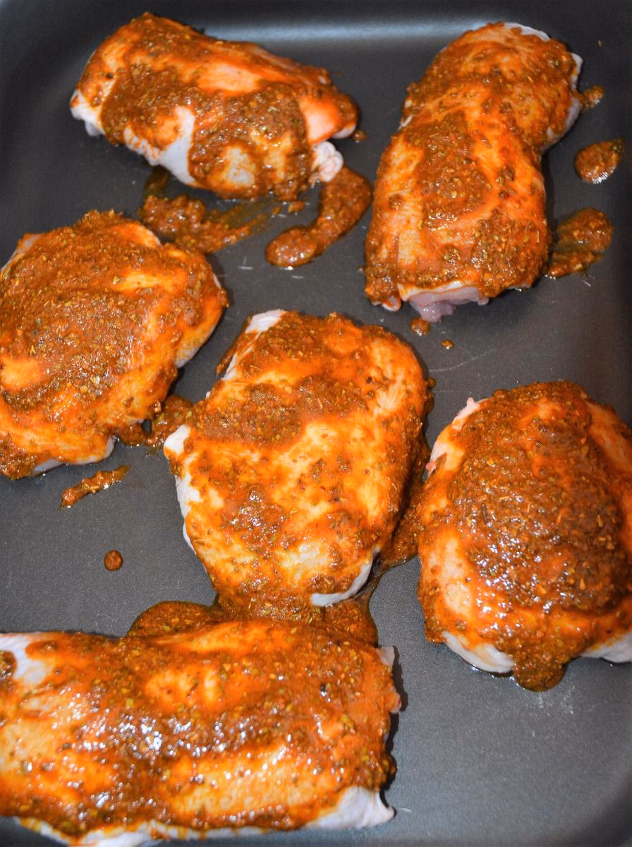 Was ist ein gegrilltes Hähnchenschenkel?