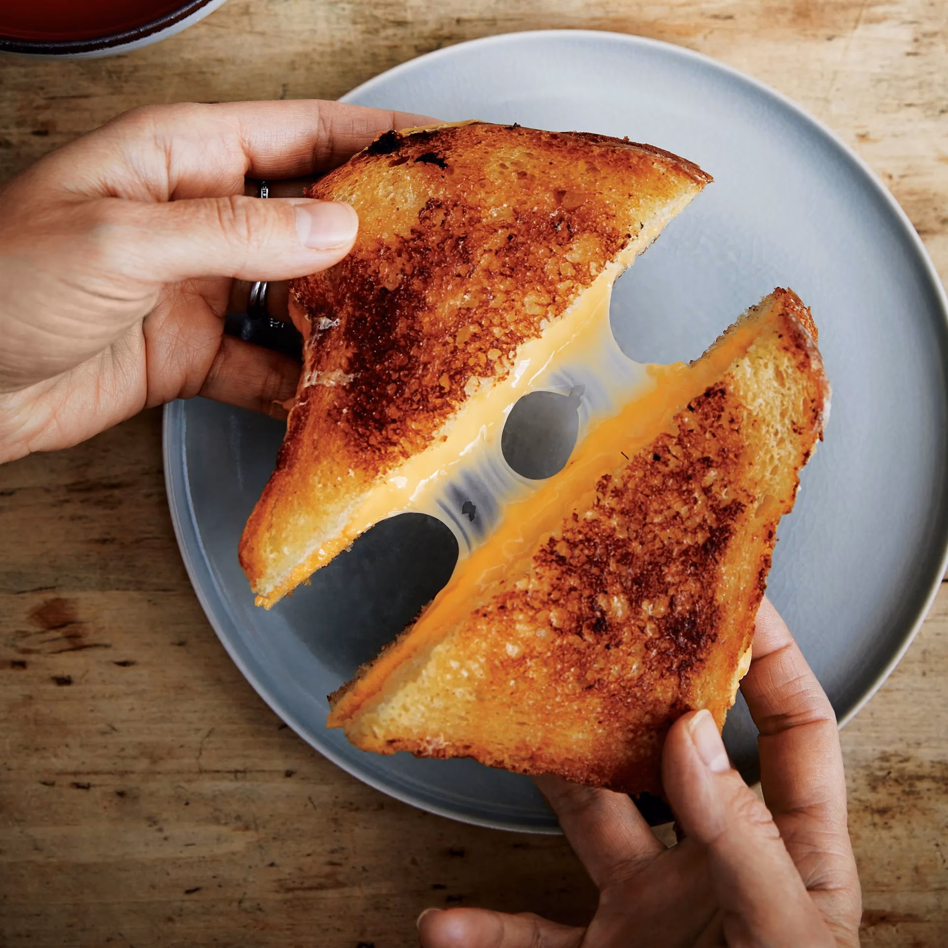 What is white bread grilled cheese?