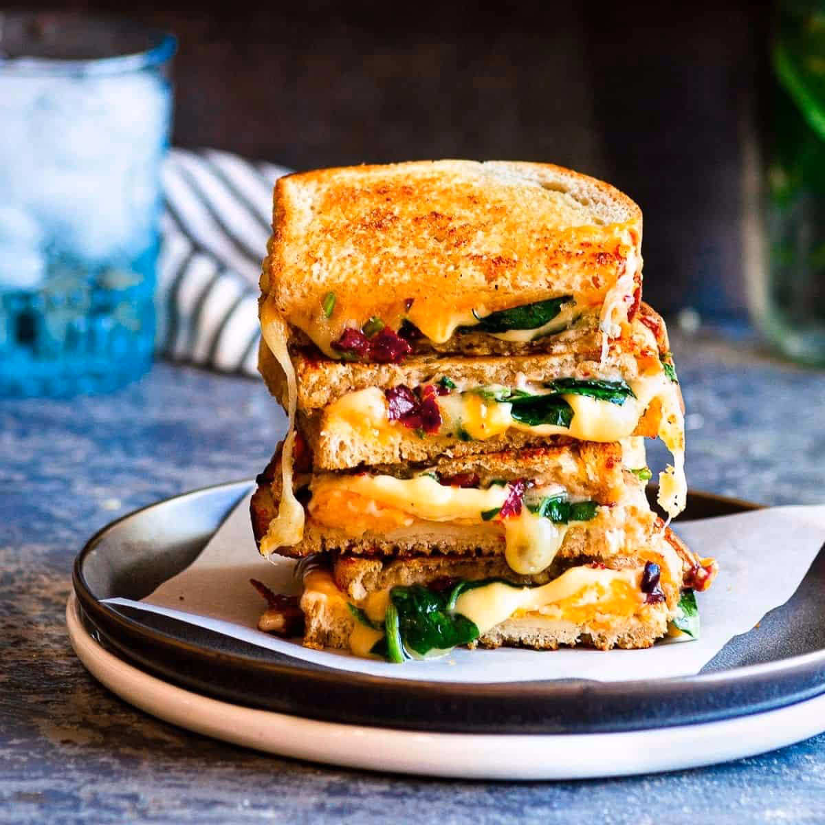 What is in a grilled cheese sandwich?