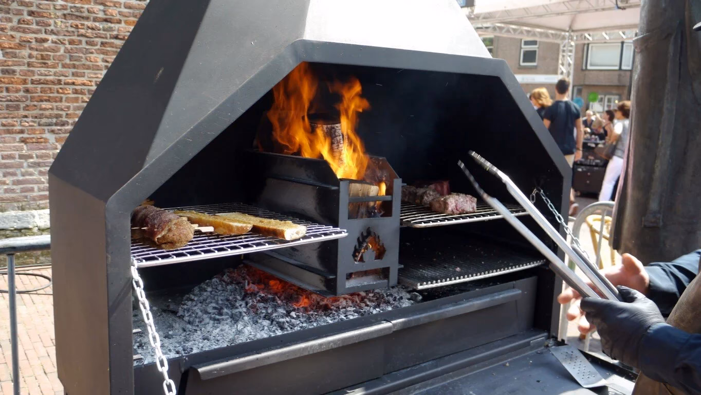 Wie öffne ich einen Grill?