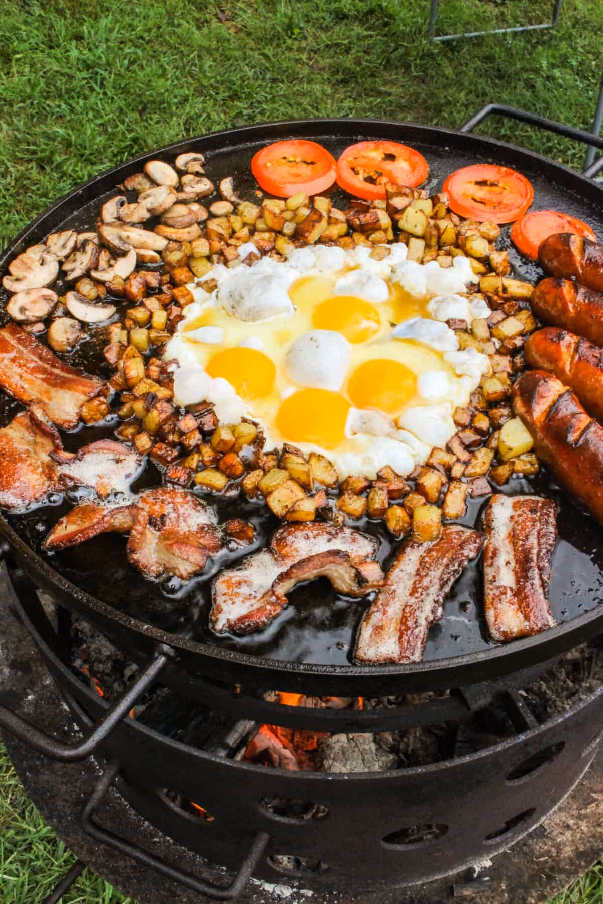 Can you eat breakfast on the grill?
