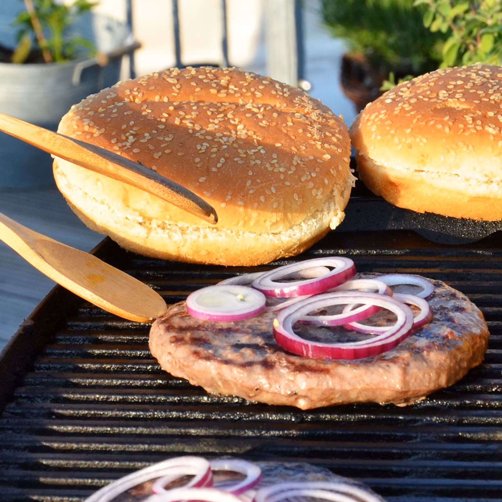 Wie ändert sich die Kerntemperatur eines Burgers?