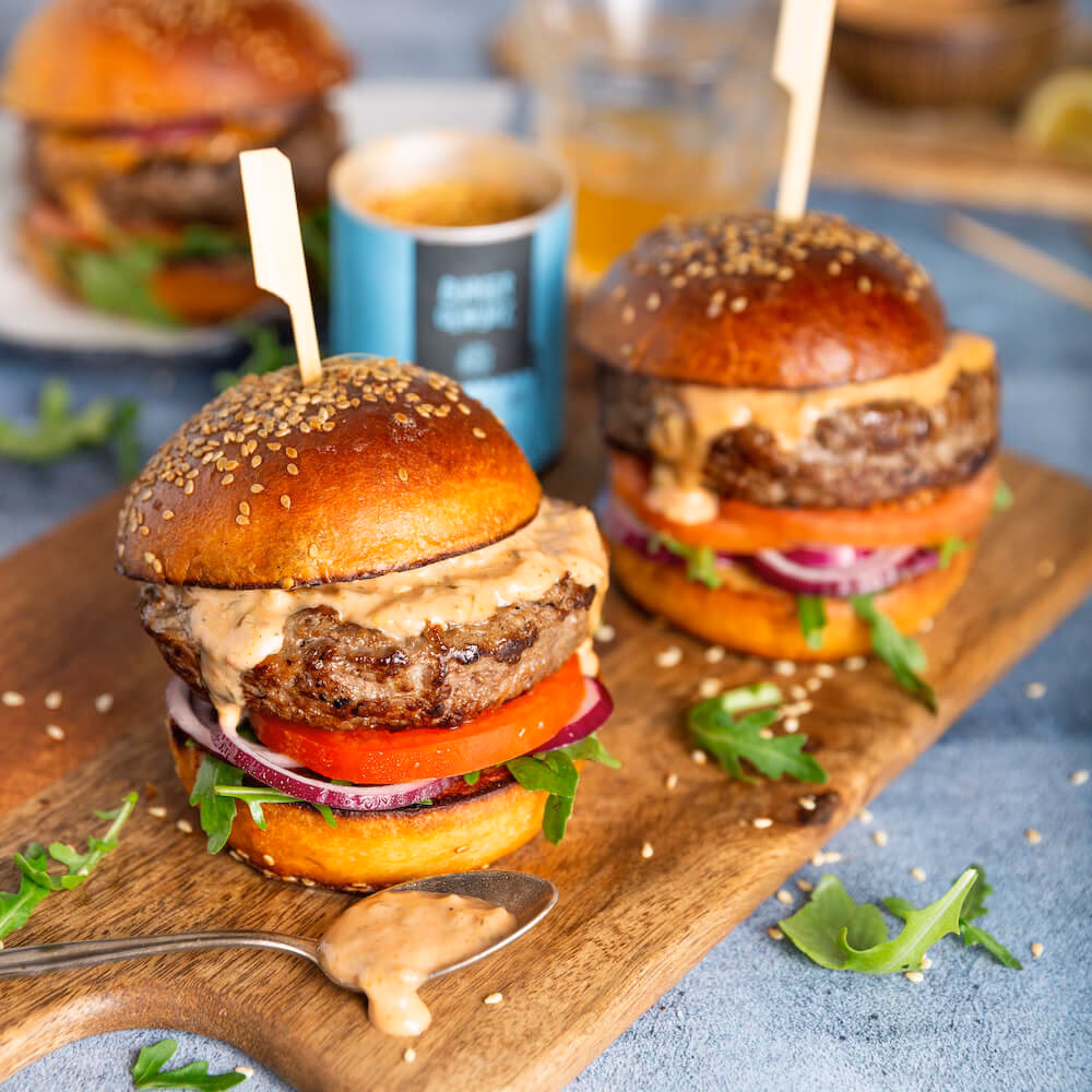 Wie bereite ich vegetarische Patties auf dem Grill zu?