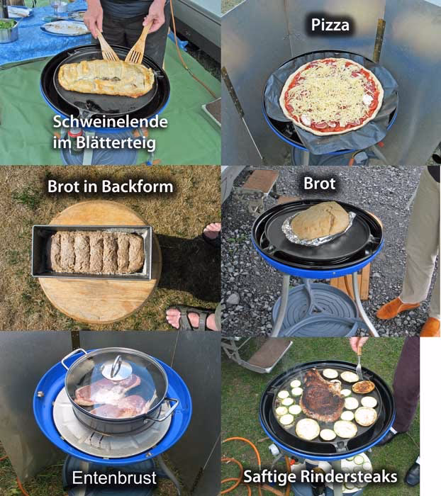 Wie werden die meisten Cadac-Grillgeräte betrieben?