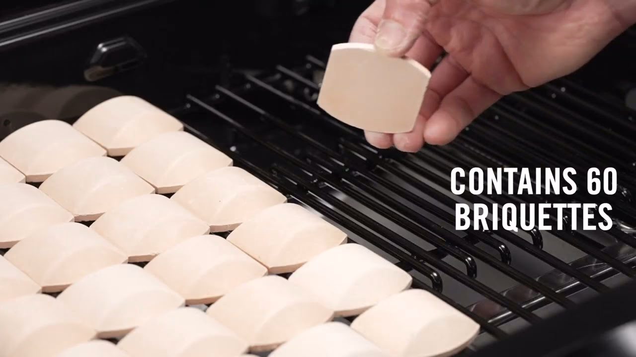 What are grill briquettes made of?