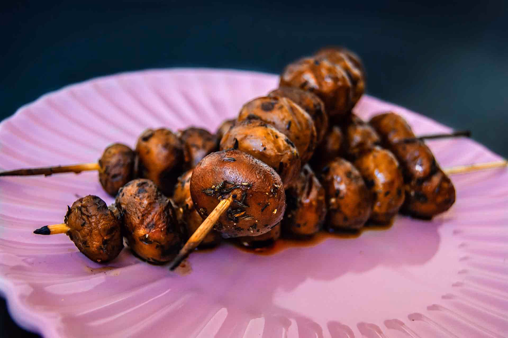 Welche Champignons eignen sich für Spieße?