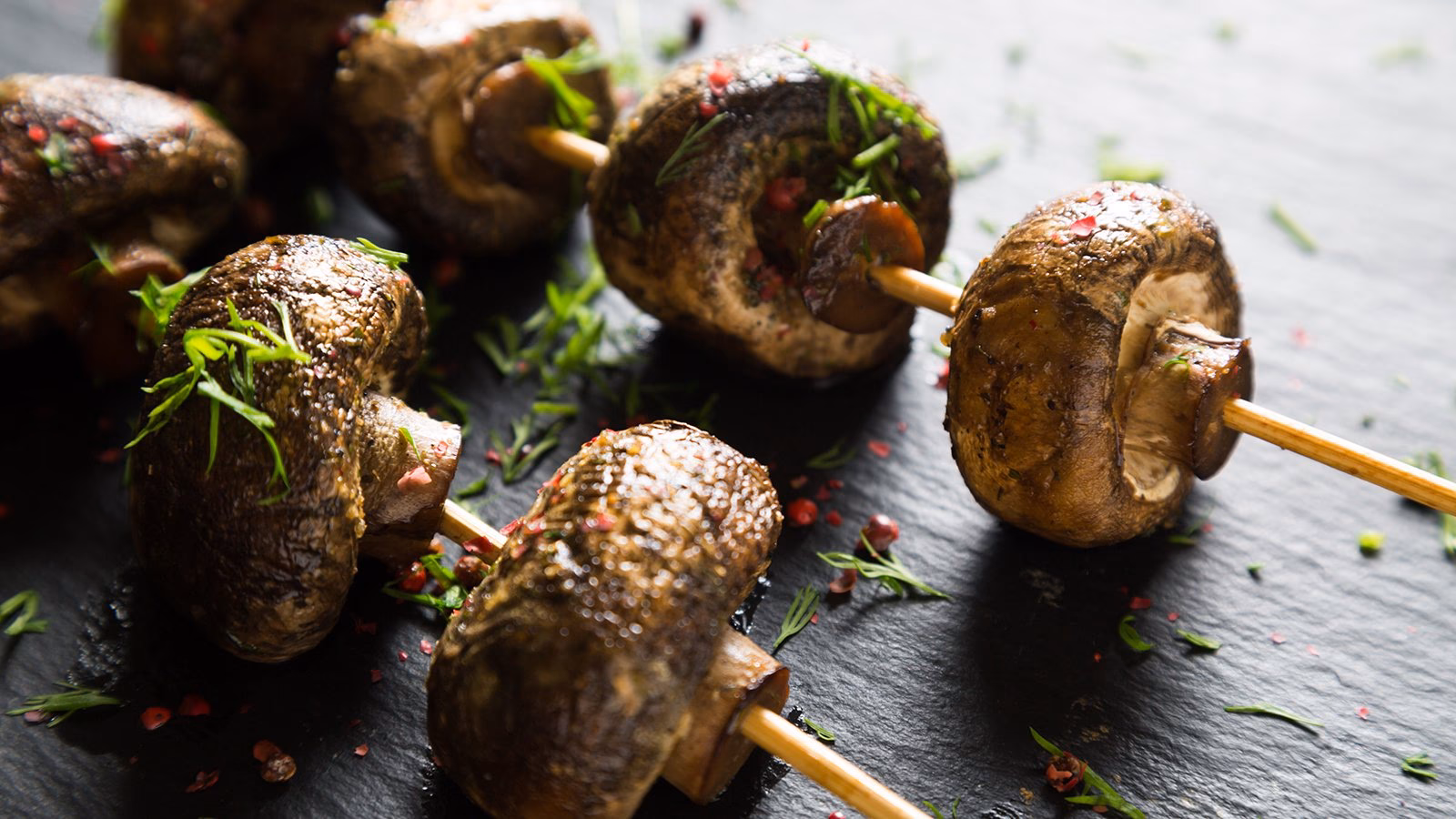 Welche Champignons eignen sich für Spieße?