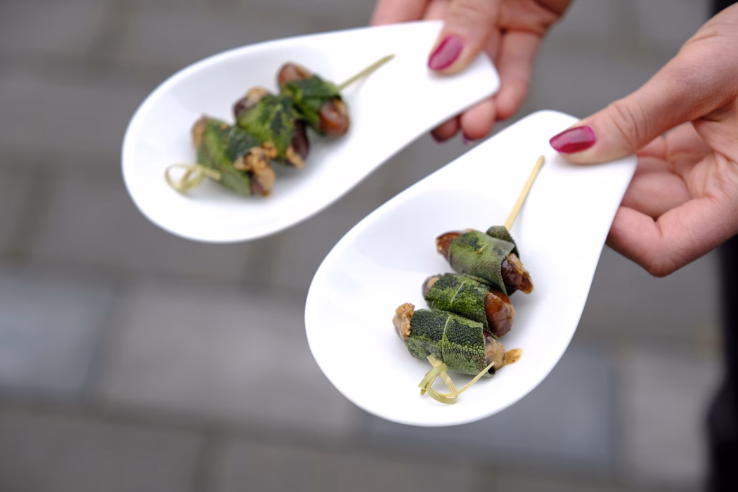 Wie kann man Datteln im Speckmantel ersetzen?