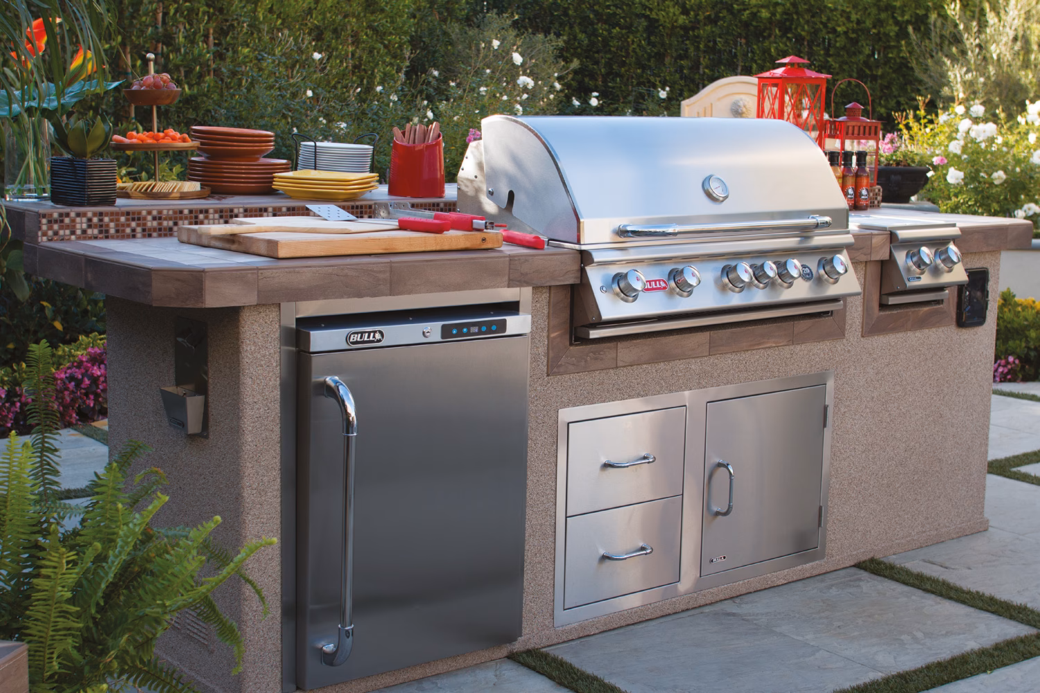 Wie groß ist ein einbaugrill?