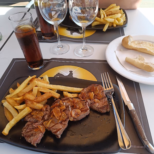 ¿Qué se puede apreciar en los restaurantes el churrasco?