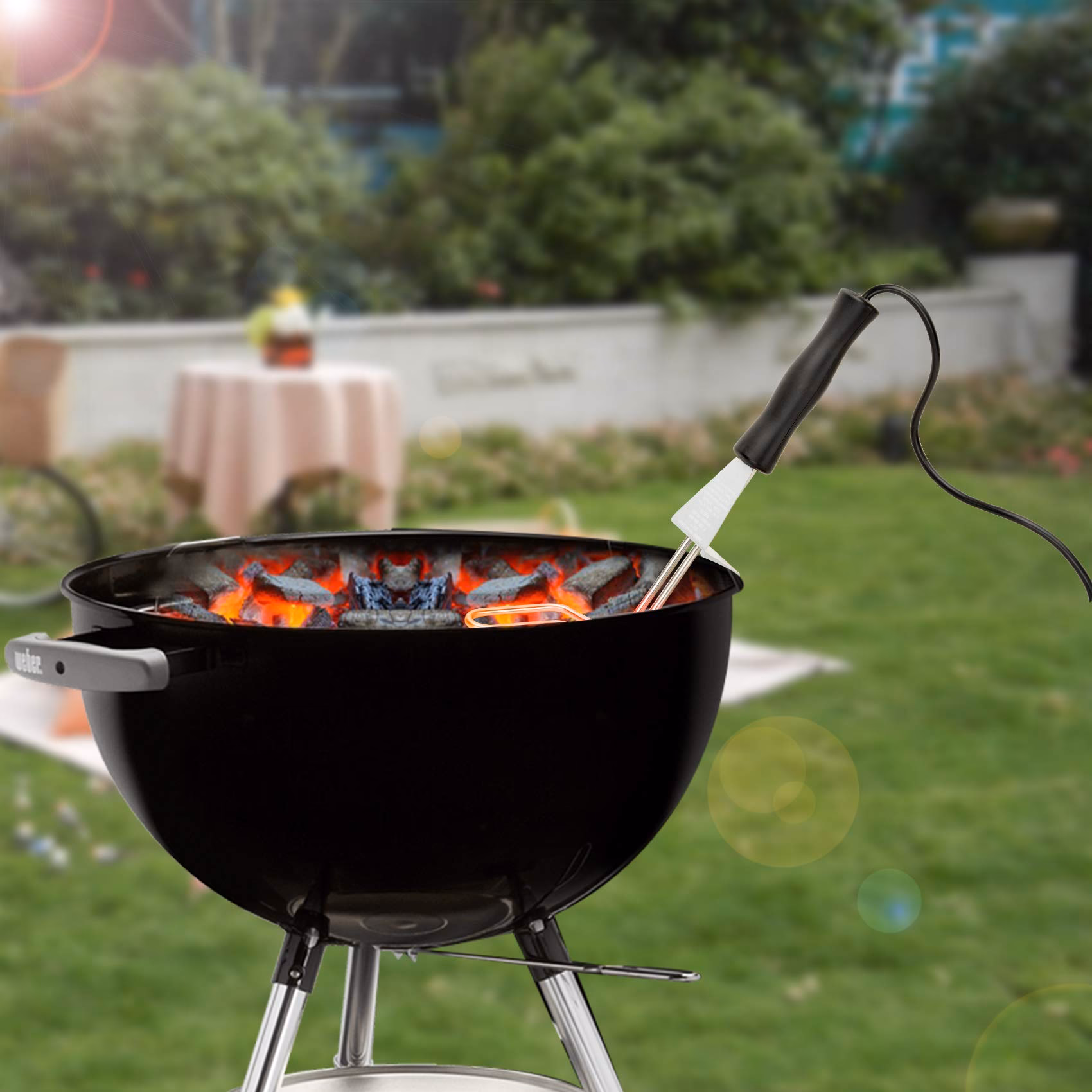 What are the benefits of a charcoal grill?