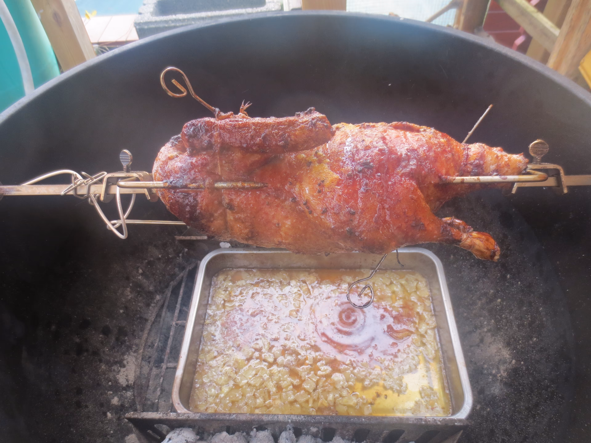 Wie bereite ich eine Ente zum smoken vor?