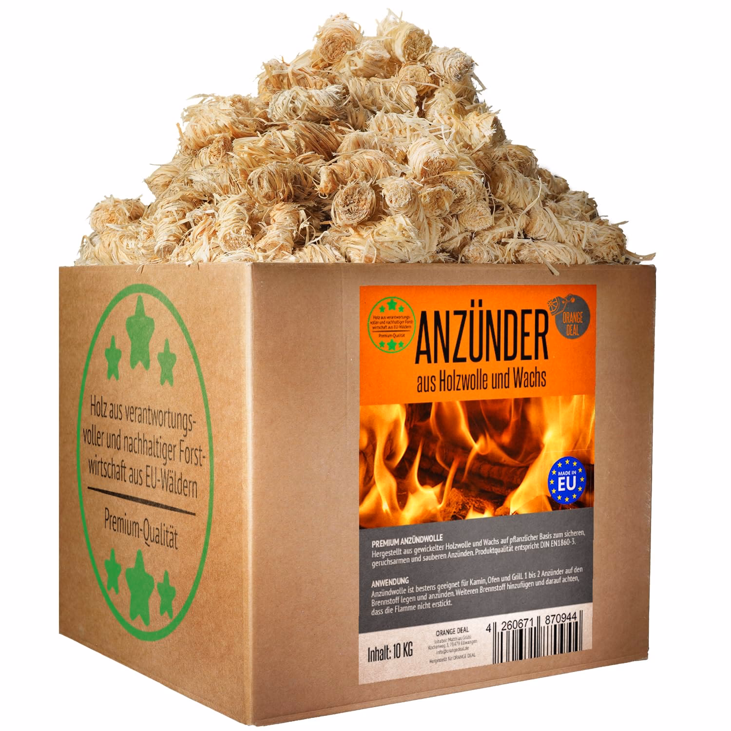 Wie verwende ich einen Feueranzünder?