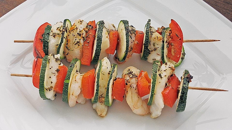 Wie lange dauert eine gegrillte Fischspieße?