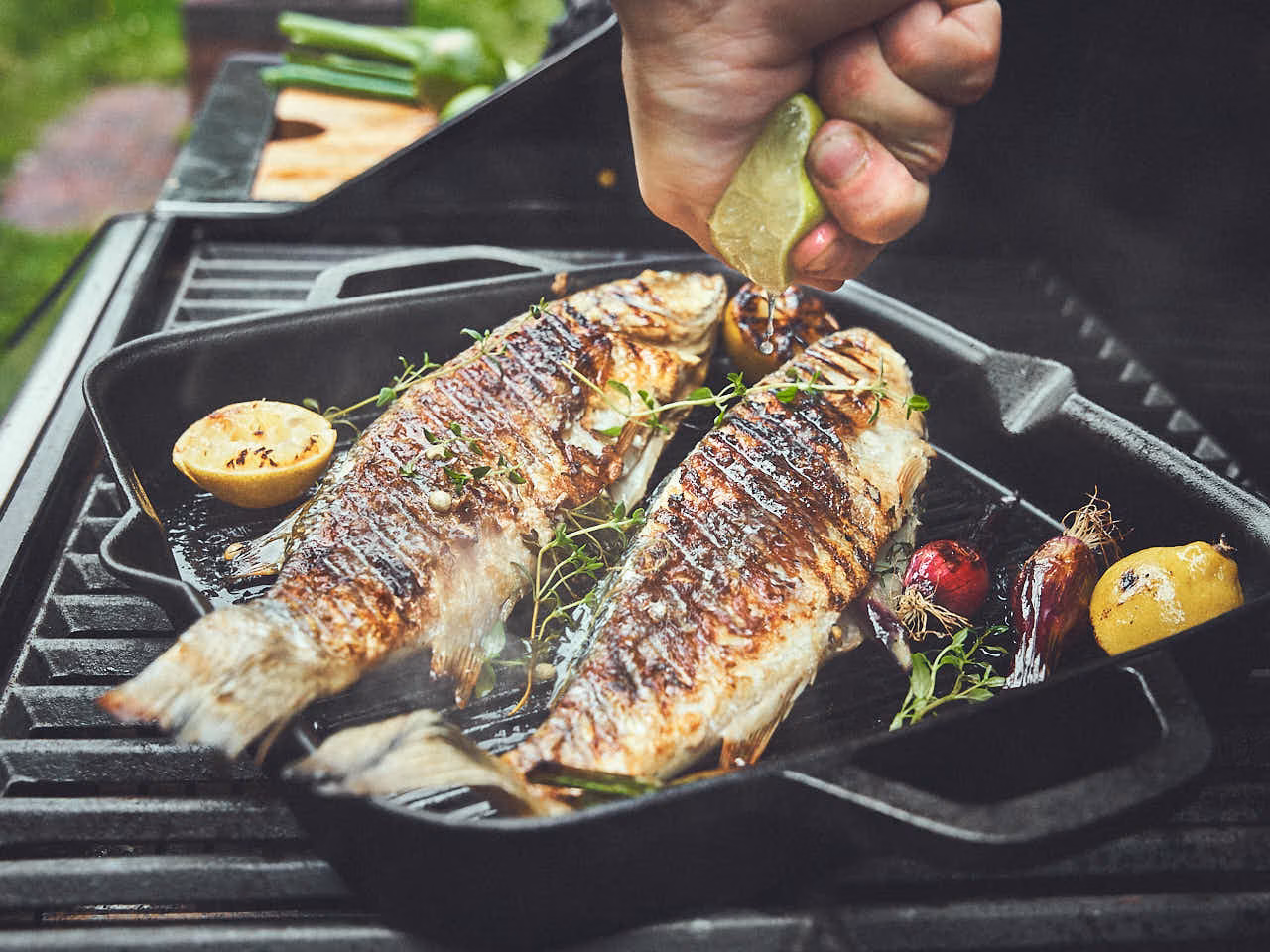 Wie kann man Forelle auf dem campinggrill zubereiten?