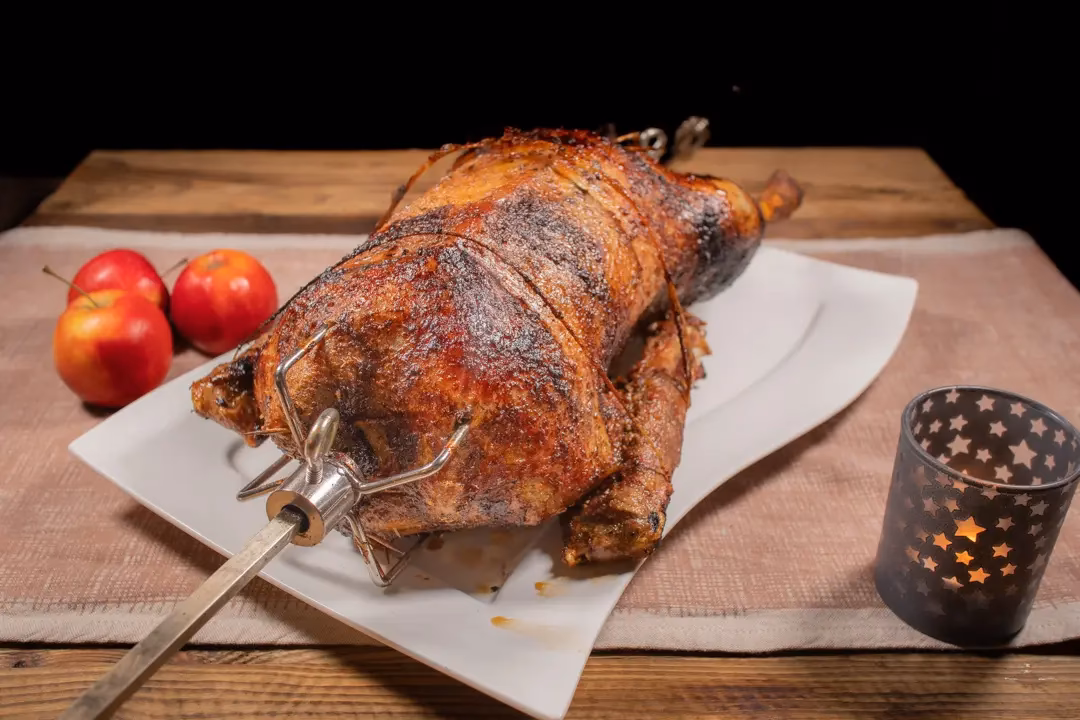 Wie wird die Gans gefüllt?