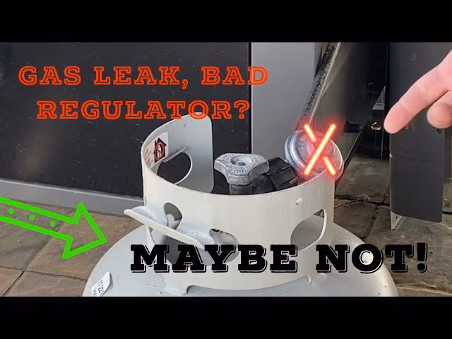 How does a gas grill regulator work?
