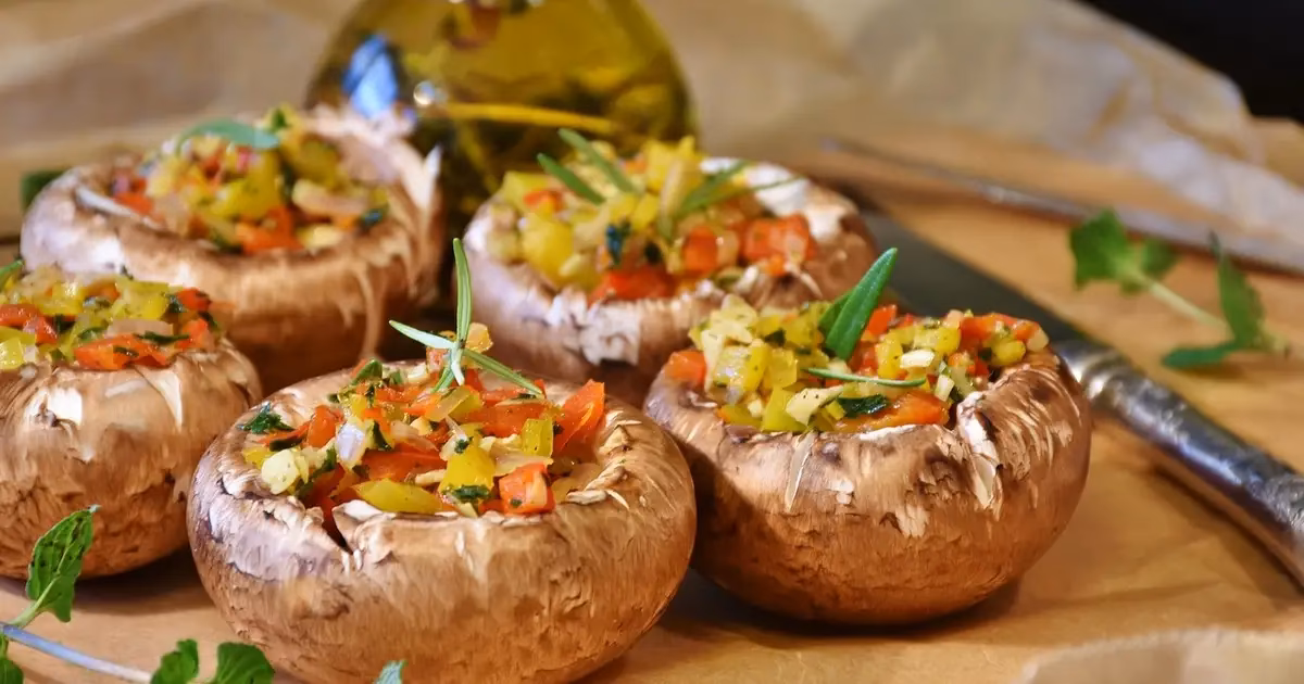 Wie grillt man riesenchampignons?