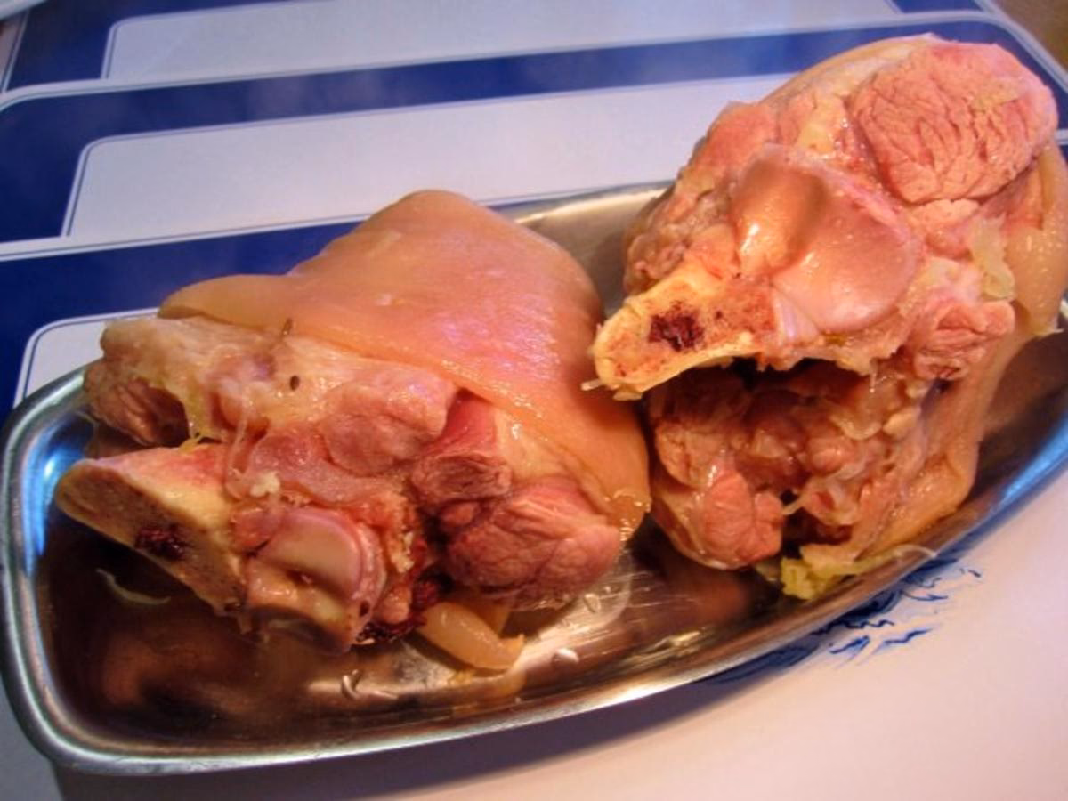 Was ist der Unterschied zwischen einer gepökelte und einer nicht gepökelten schweinehaxe?