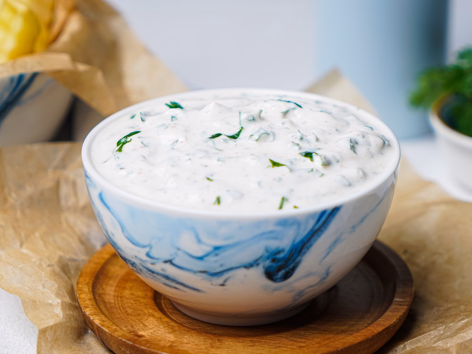 Was ist der Unterschied zwischen griechischen und gekauften Dips?