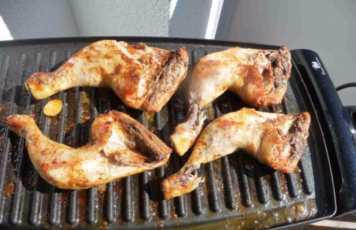 Wie kann man Gegrilltes Geflügel verkürzen?