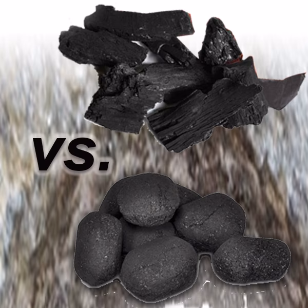 Was ist der Unterschied zwischen einem Brikett und einer Grillkohle?