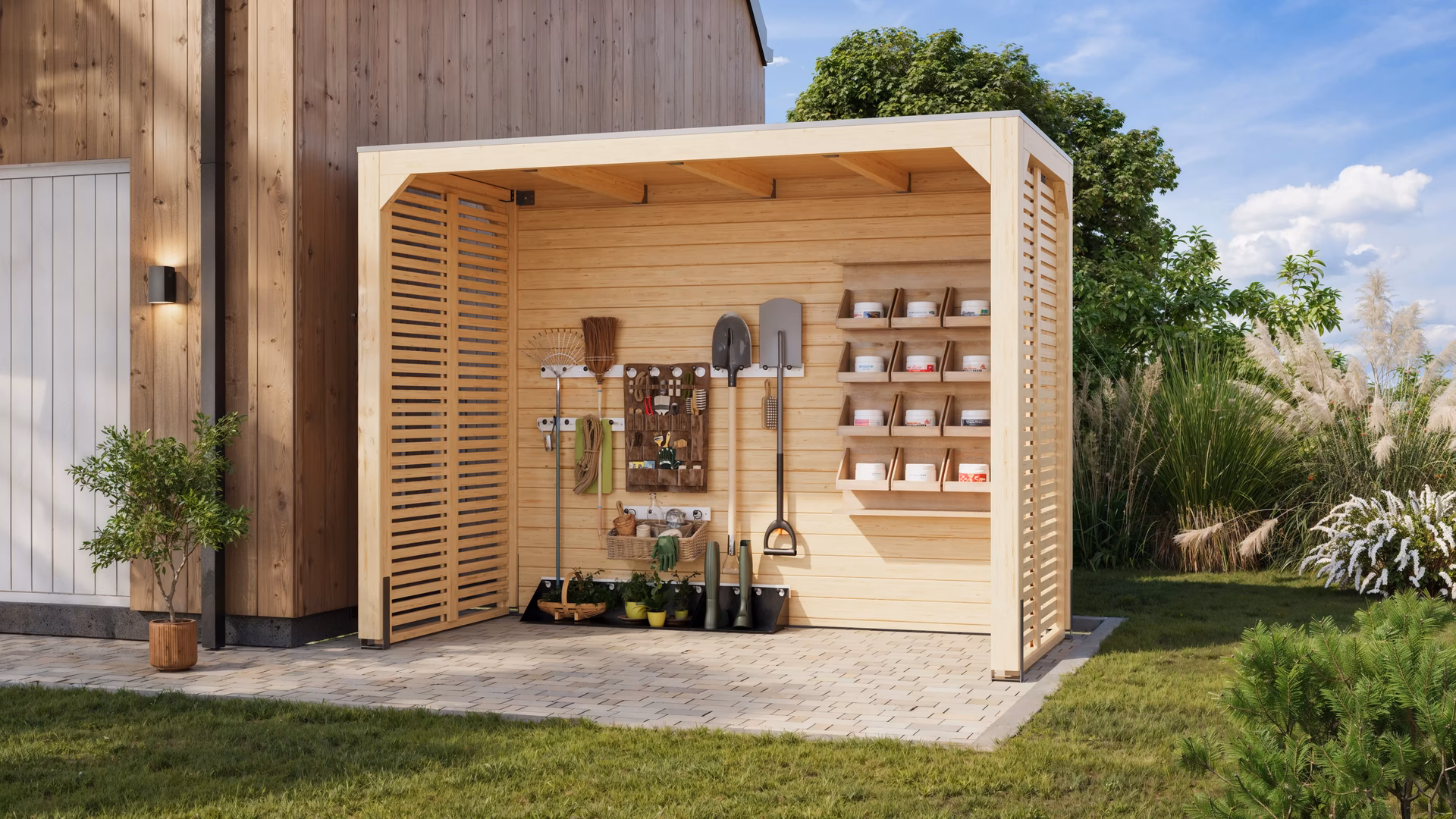 Wie kann man den Grillbereich erweitern?