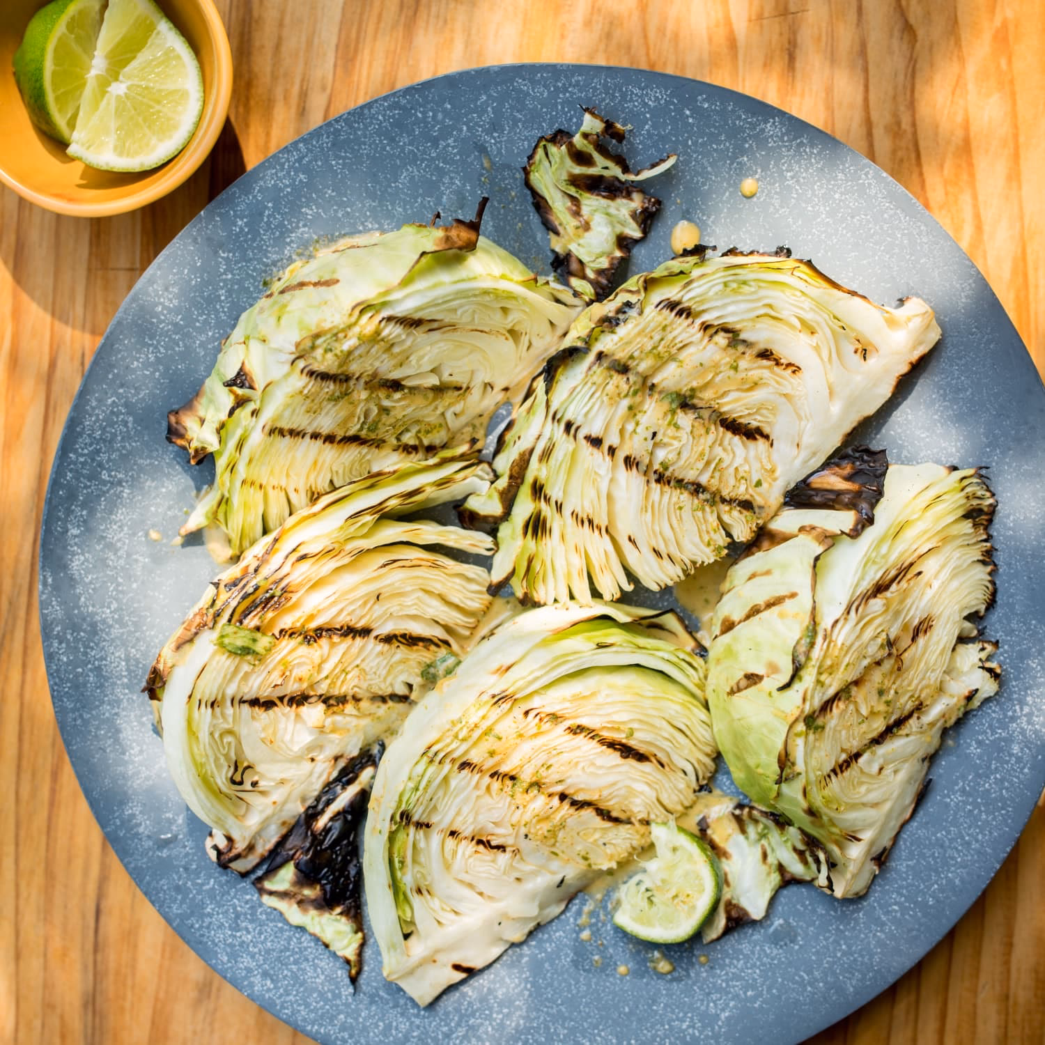 How do you make grilled cabbage steak?