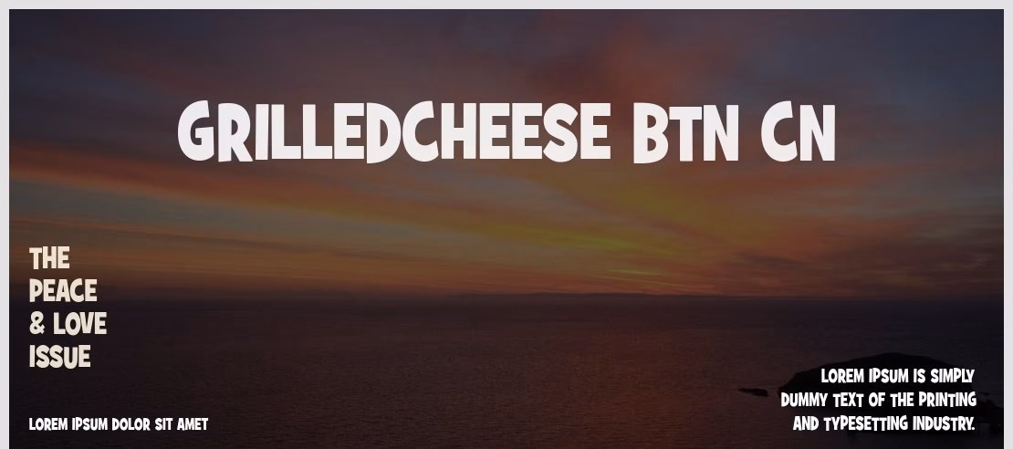 What is grilledcheese BTN regular?