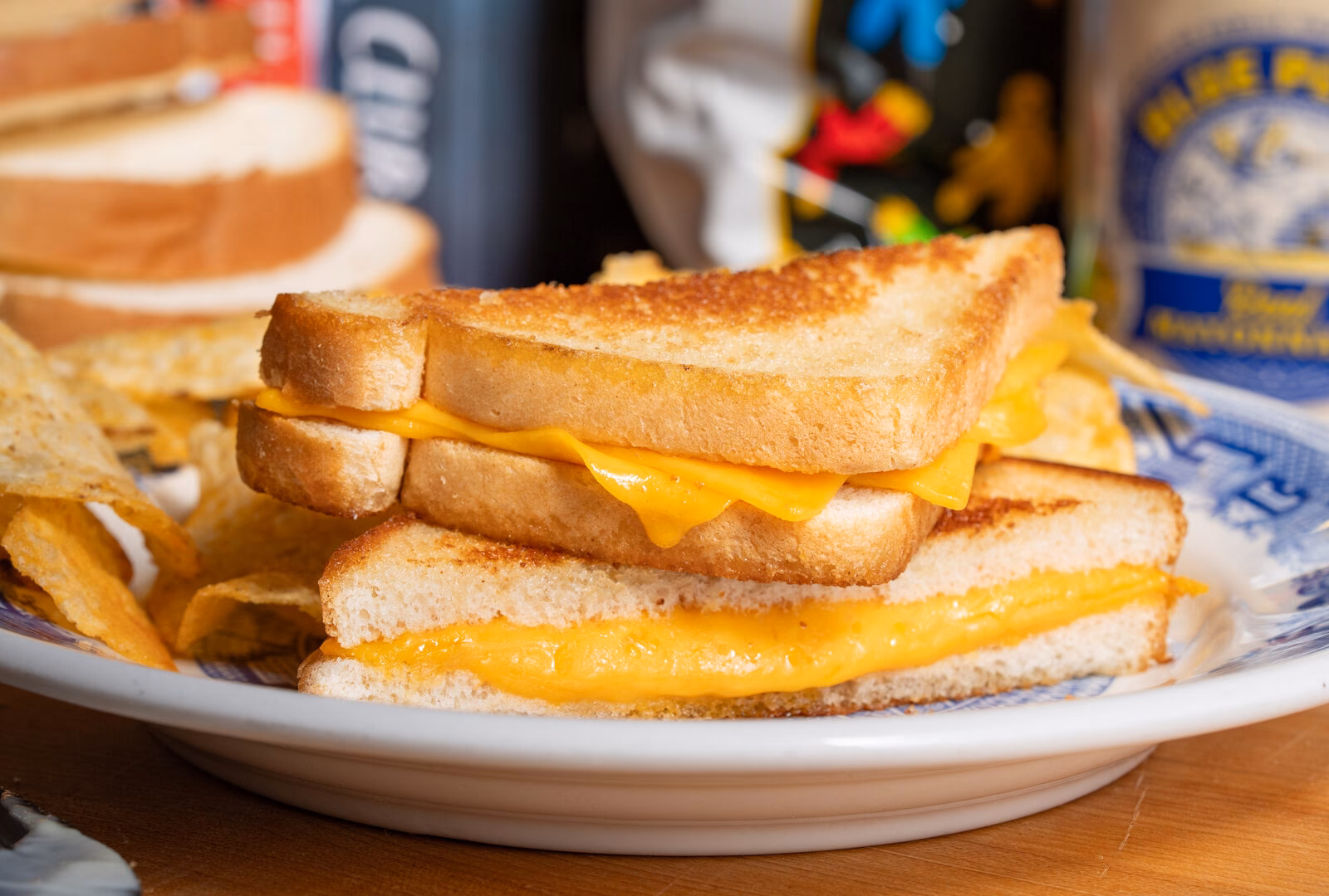How does Mayo affect a grilled cheese sandwich?