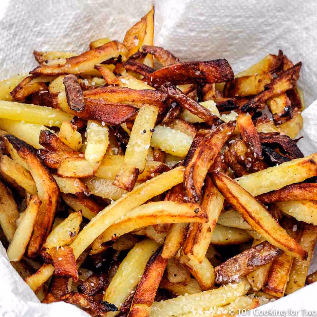 Can you cook French fries on a gas grill?