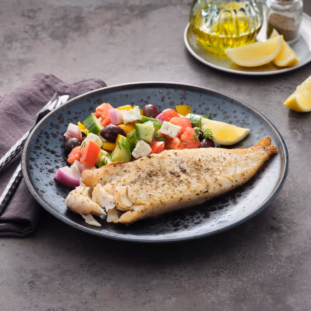 What is grilled hake fish?