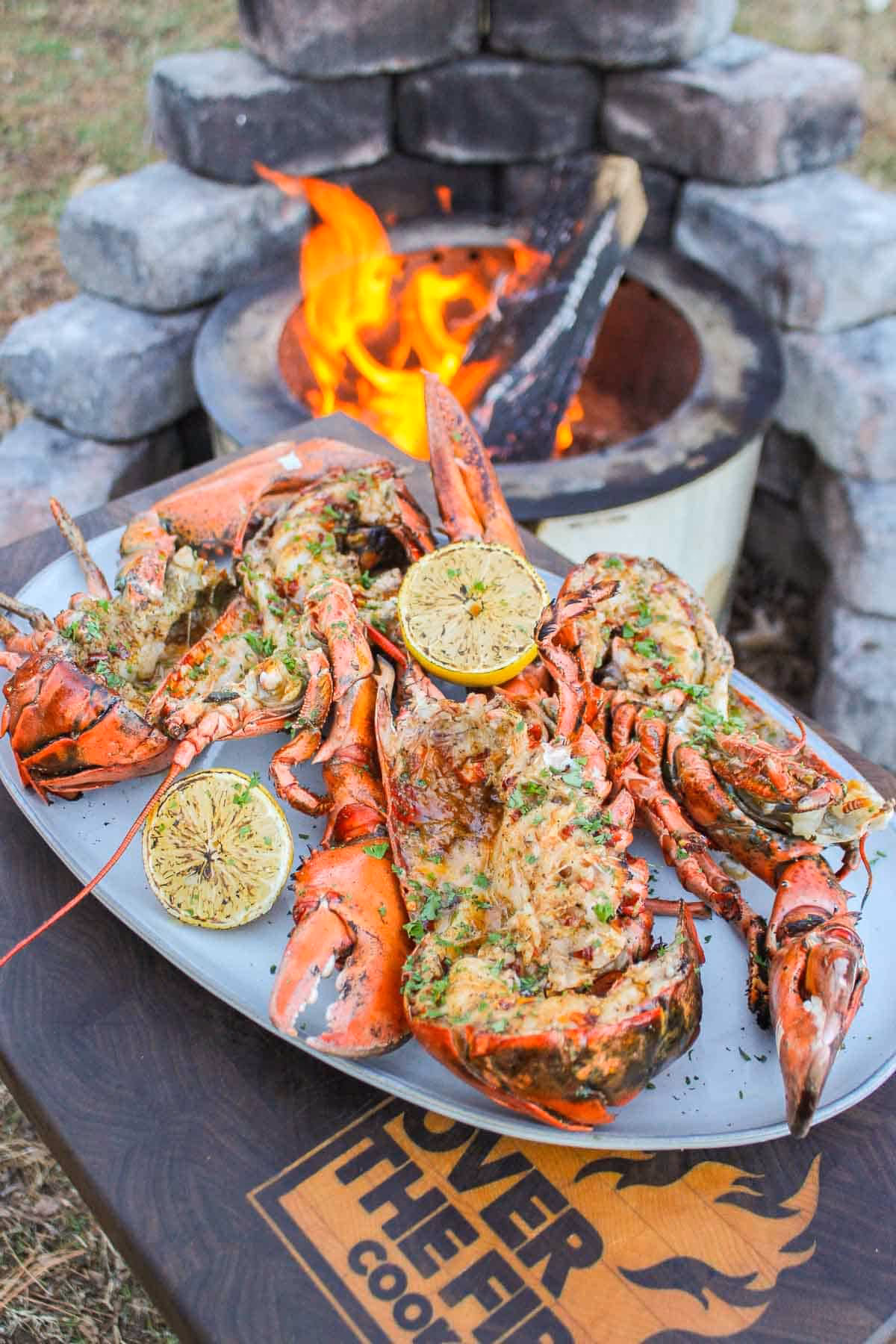 How do you cook a grilled lobster?