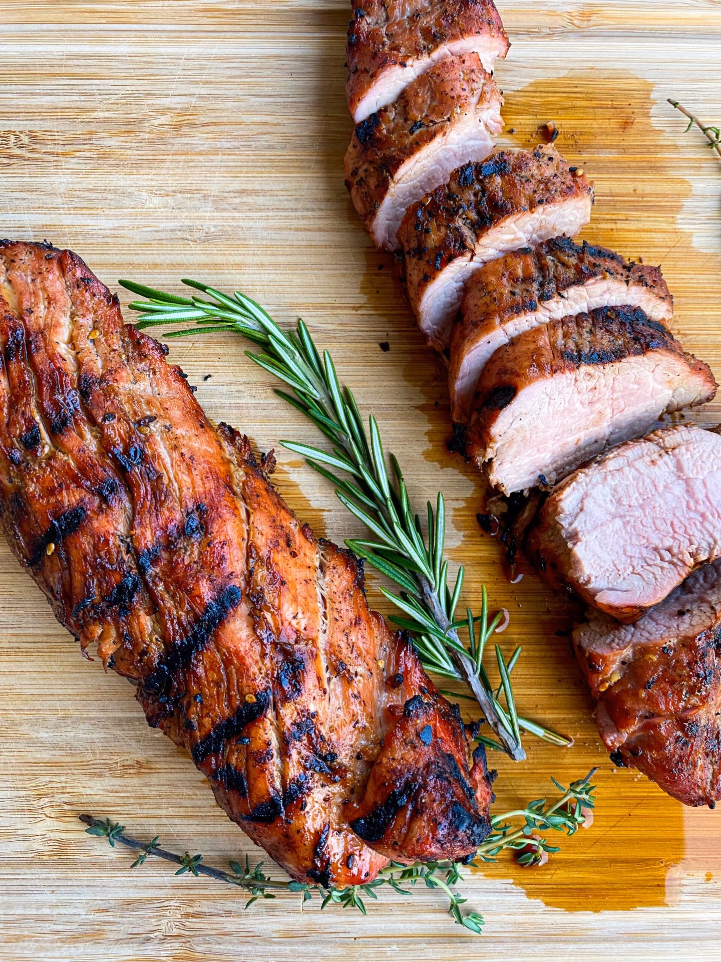 Can you cook a pork loin on a grill?