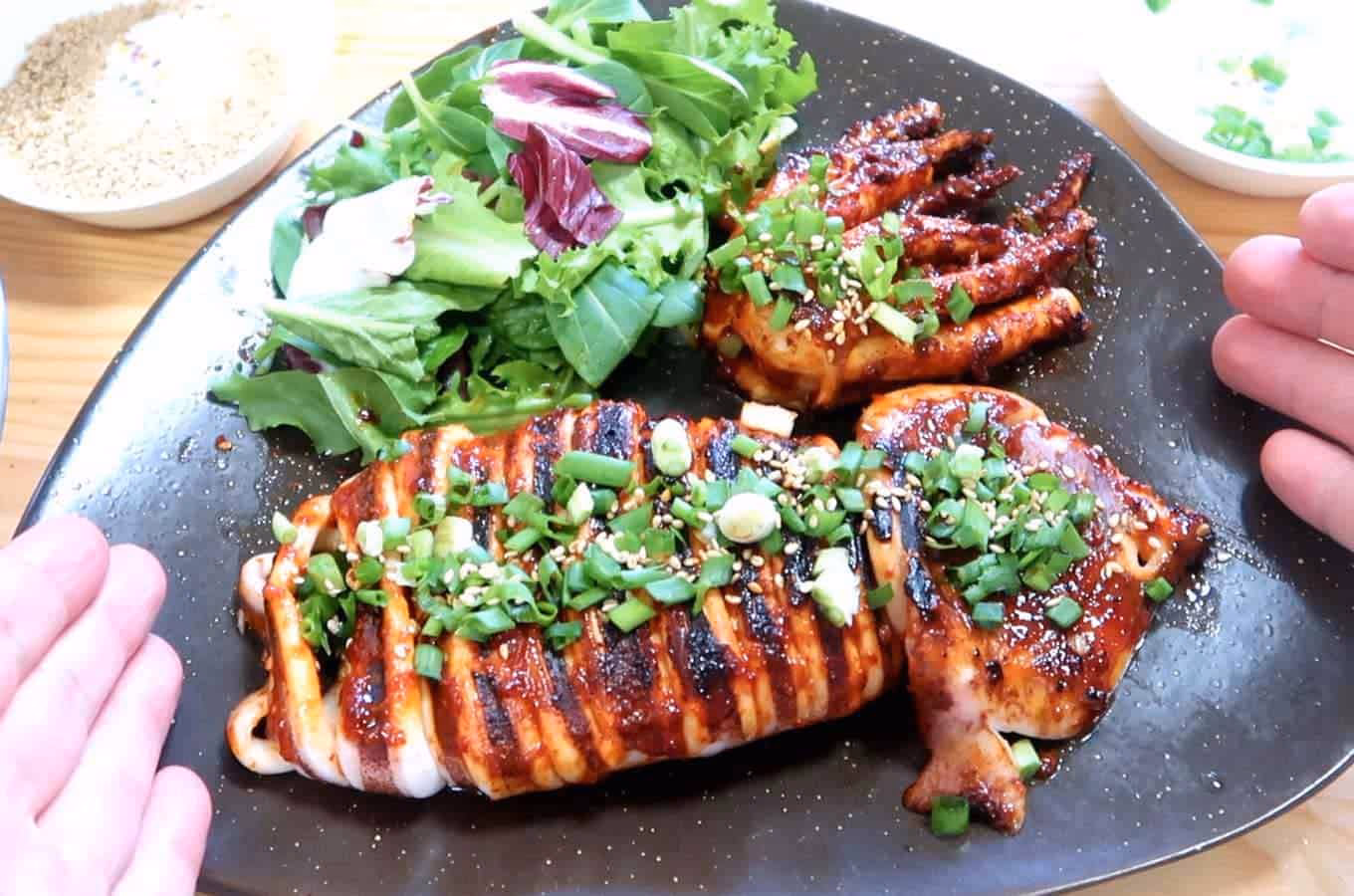 How do you cook a Calamari squid?