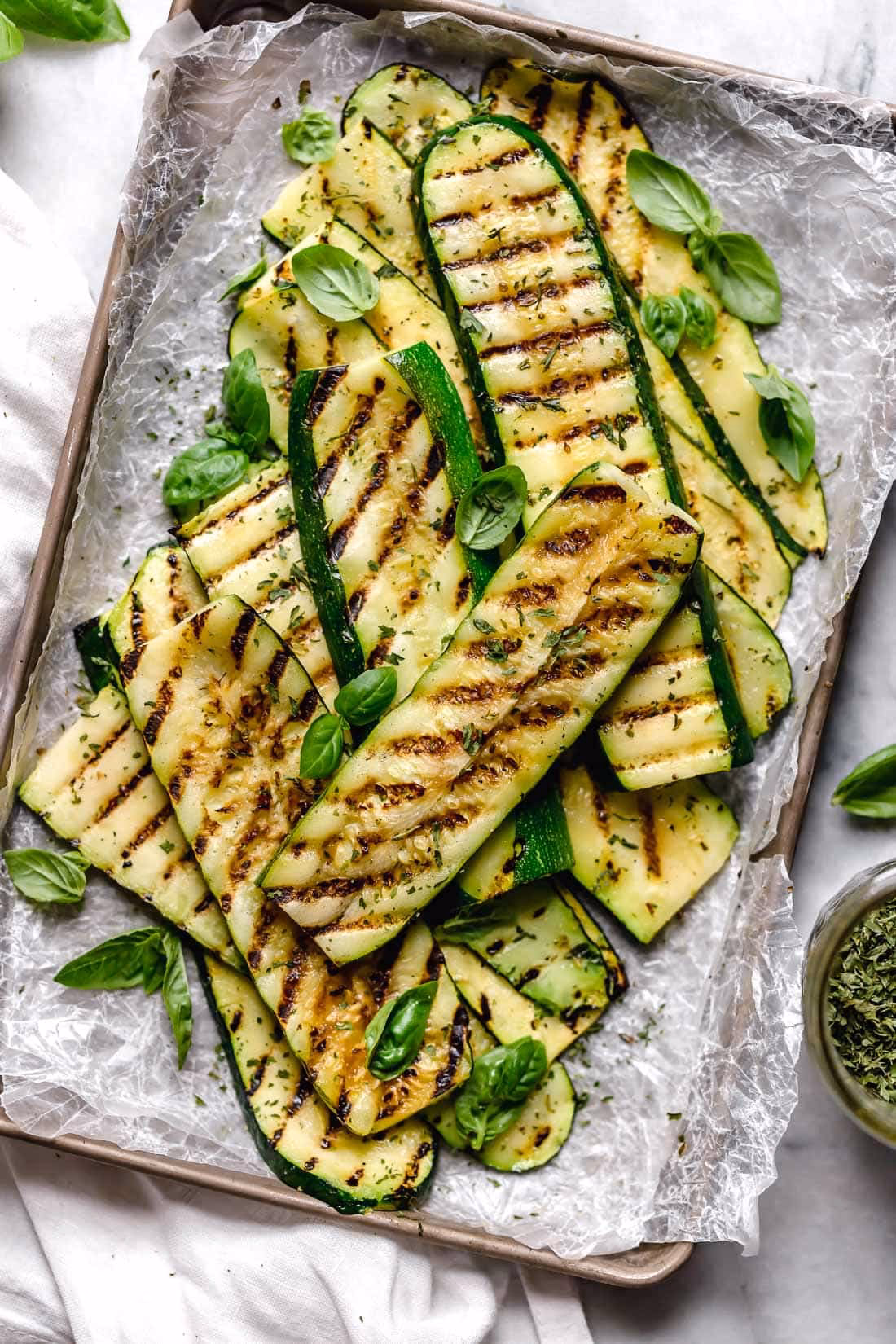 How do you make a grilled zucchini sandwich?