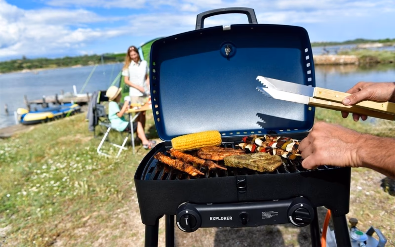 Kann ich während meines Campingurlaubs Grillen?