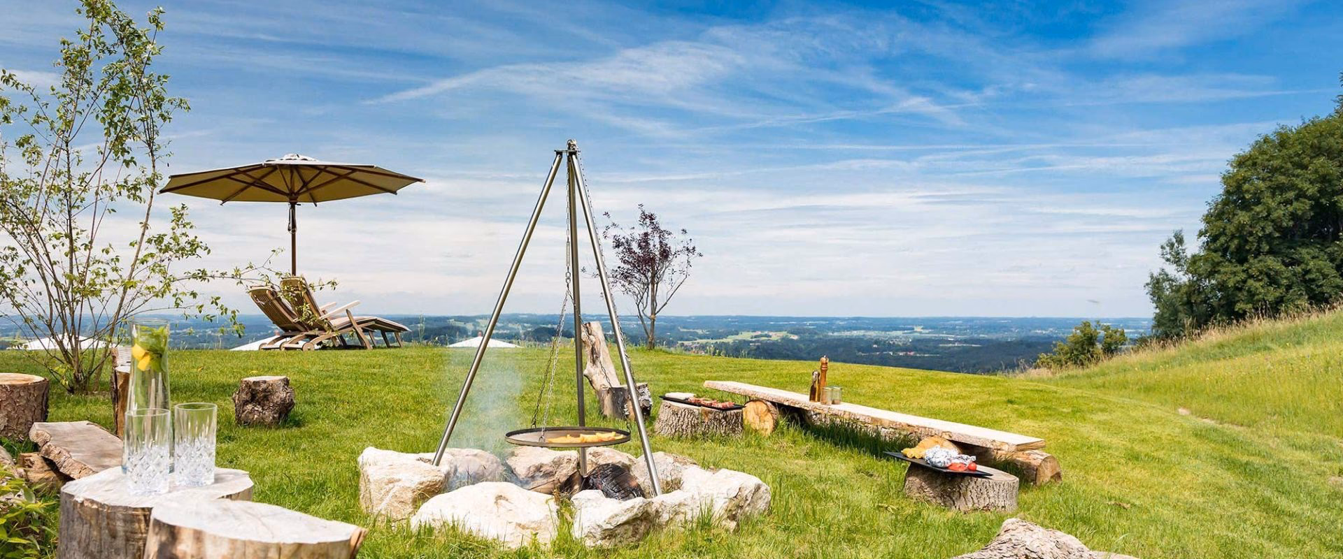 Wie weit ist Eggstätt vom Chiemsee entfernt?