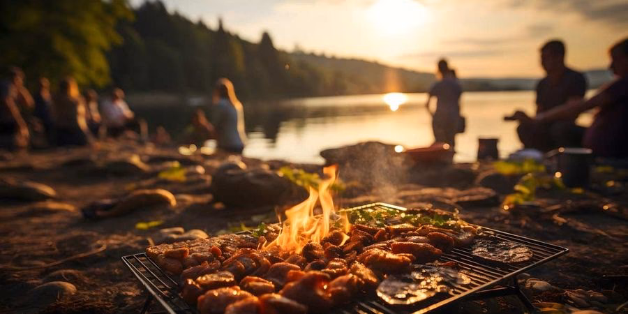 Wie kommt man zum Grillen?