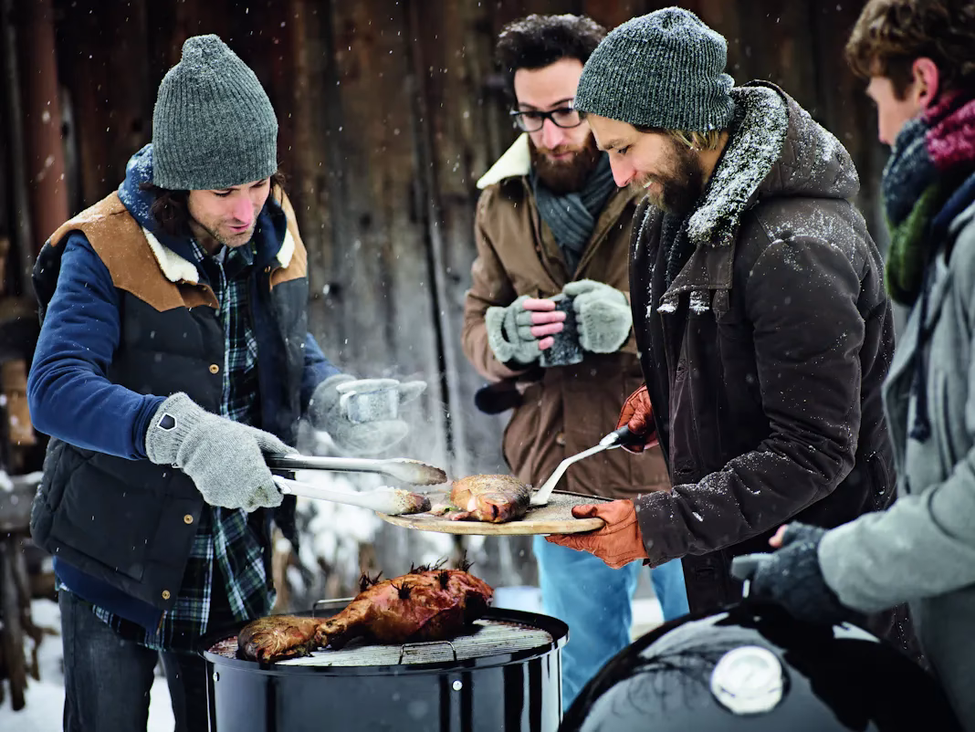 Wie grillt man am besten im Winter?