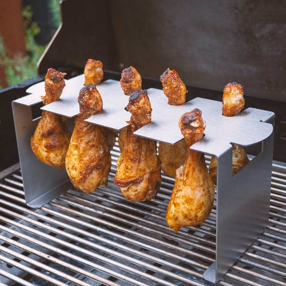 Was kann man mit dem Grillfürst Hähnchenschenkel Halter machen?