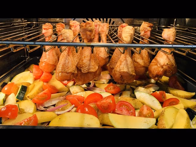 Wie lange muss man Hähnchenschenkel Backen?