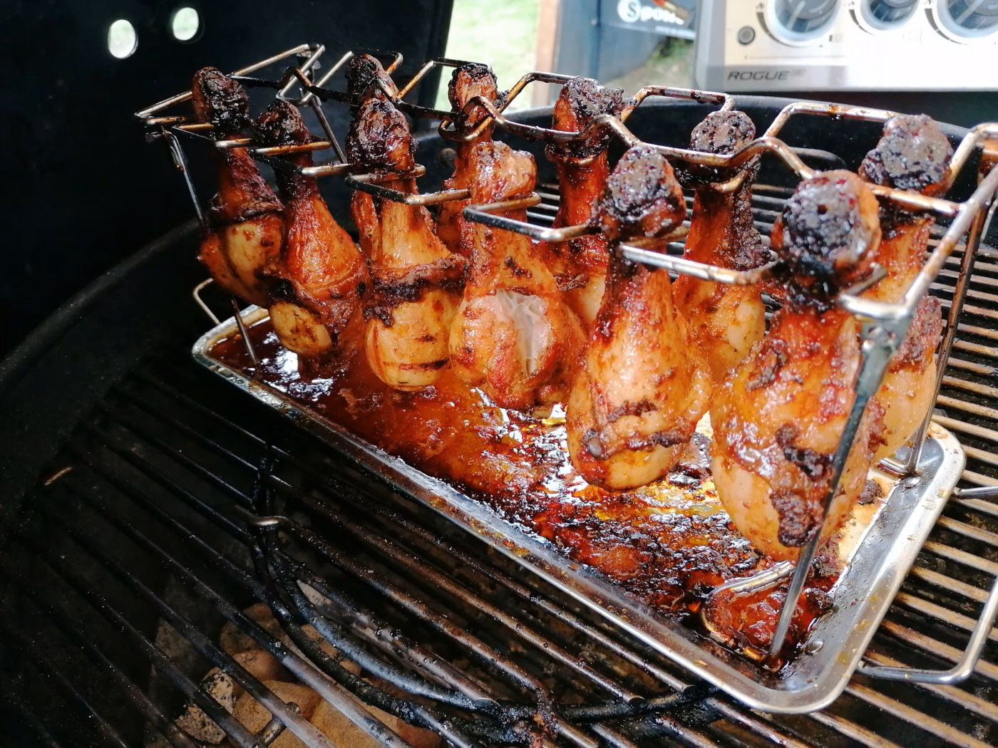 Wie reinige ich meine Hähnchenschenkel vor dem Grillen?