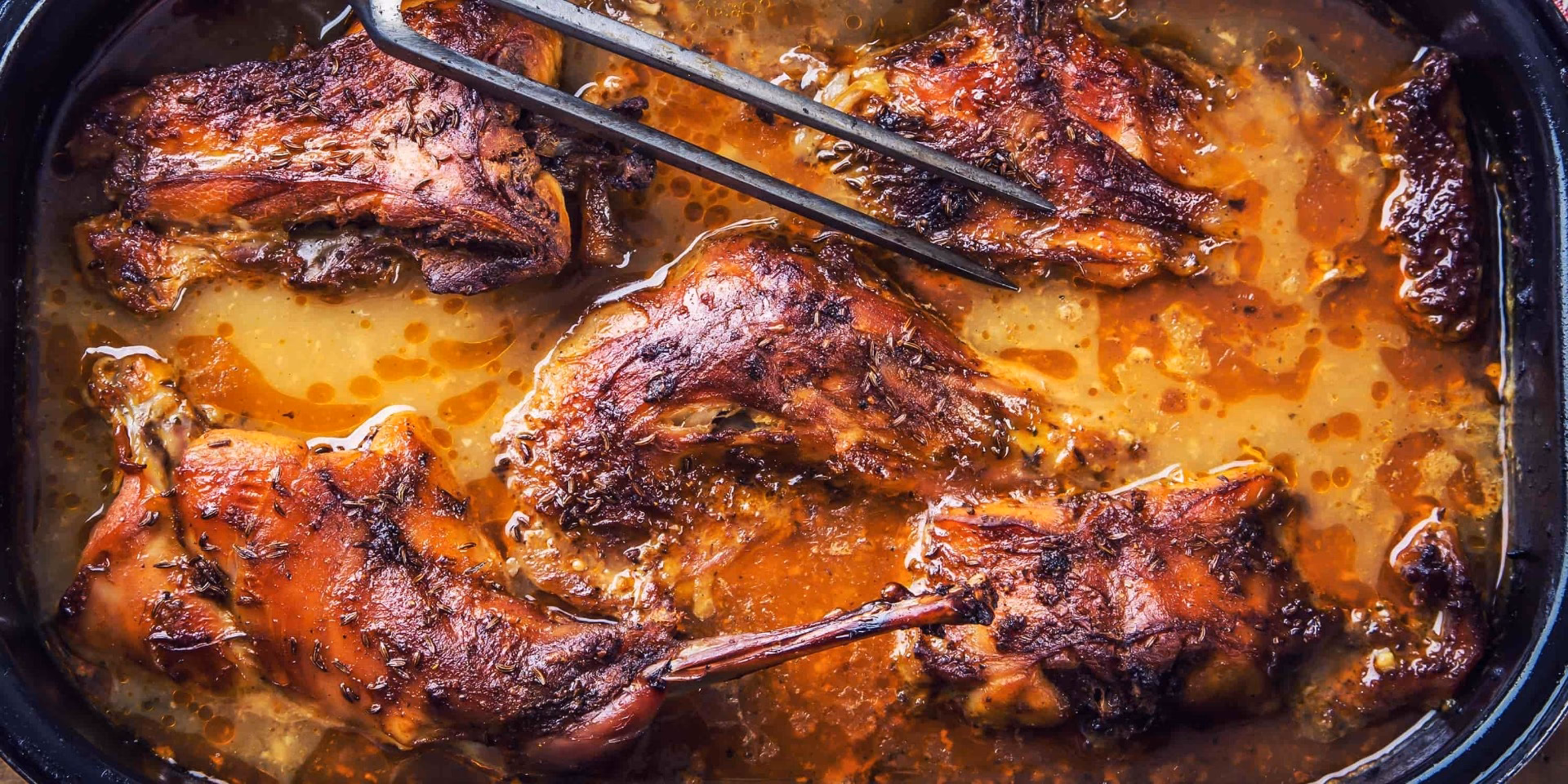 Wie bereite ich Kaninchenkeulen an?