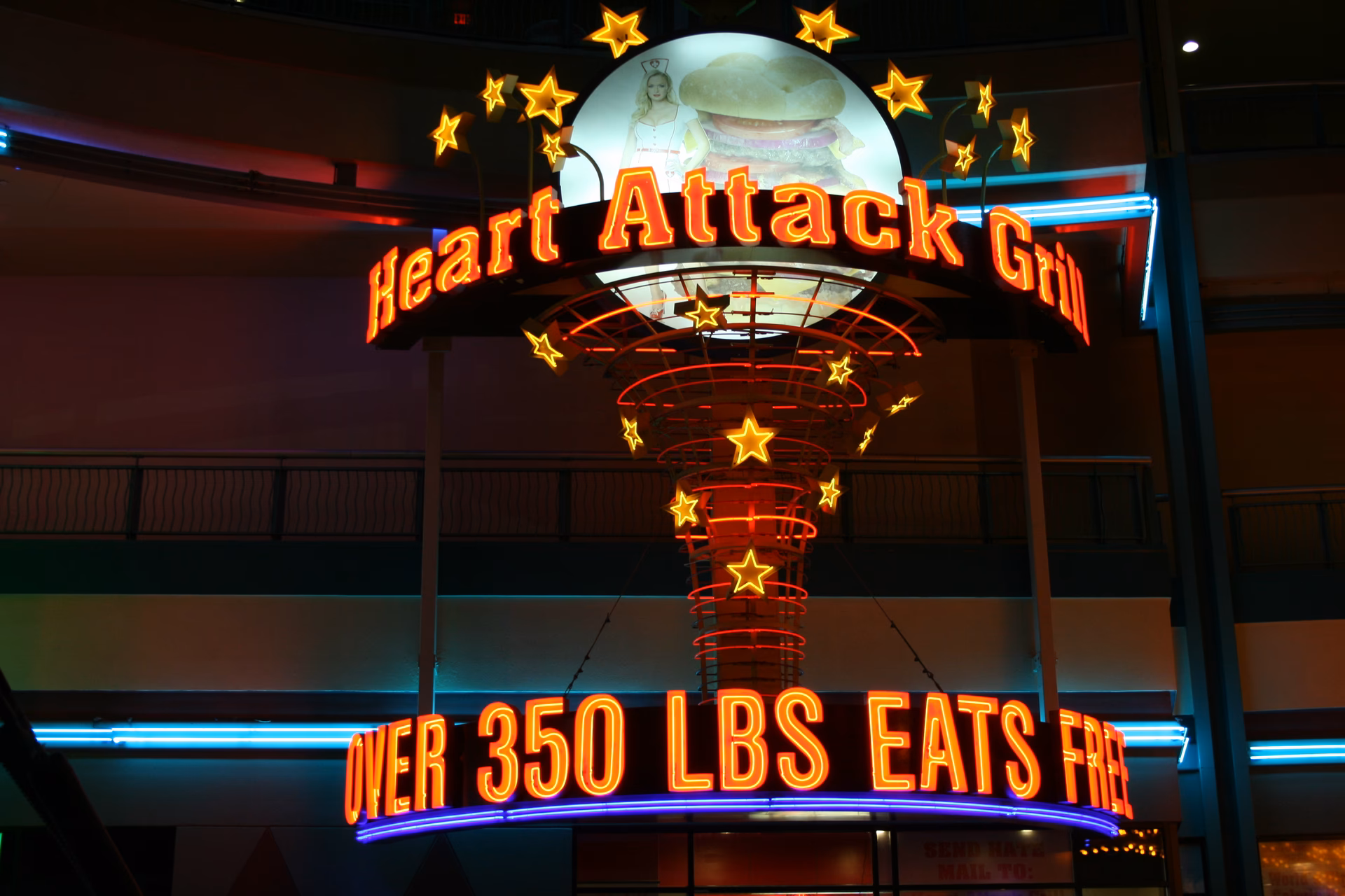 Where can you eat a heart attack Burger in Las Vegas?