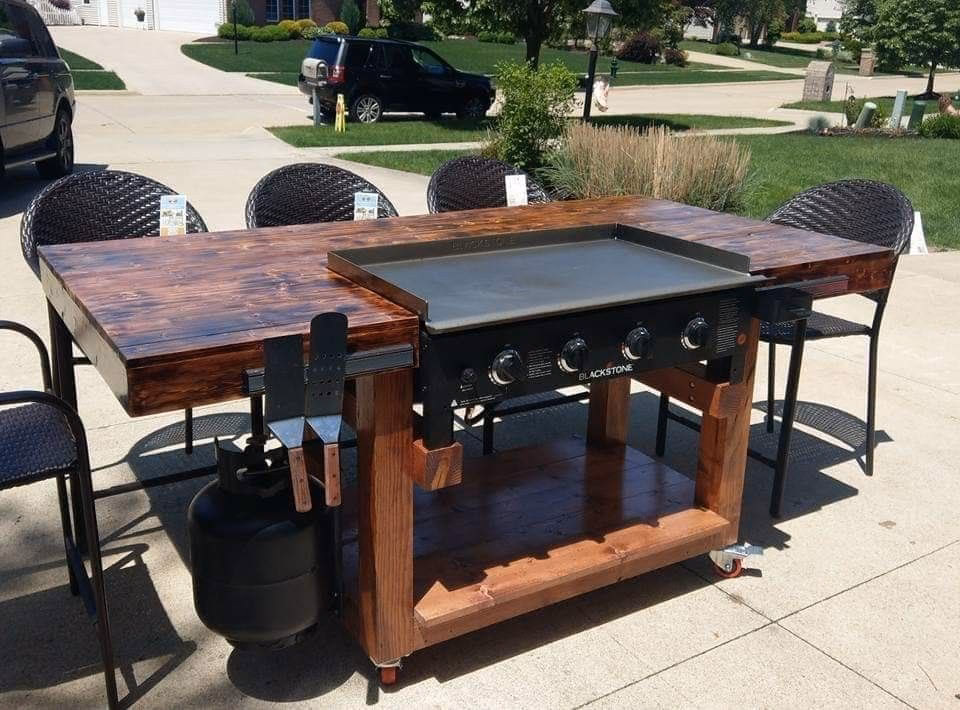 How long does it take to build a hibachi grilling table?
