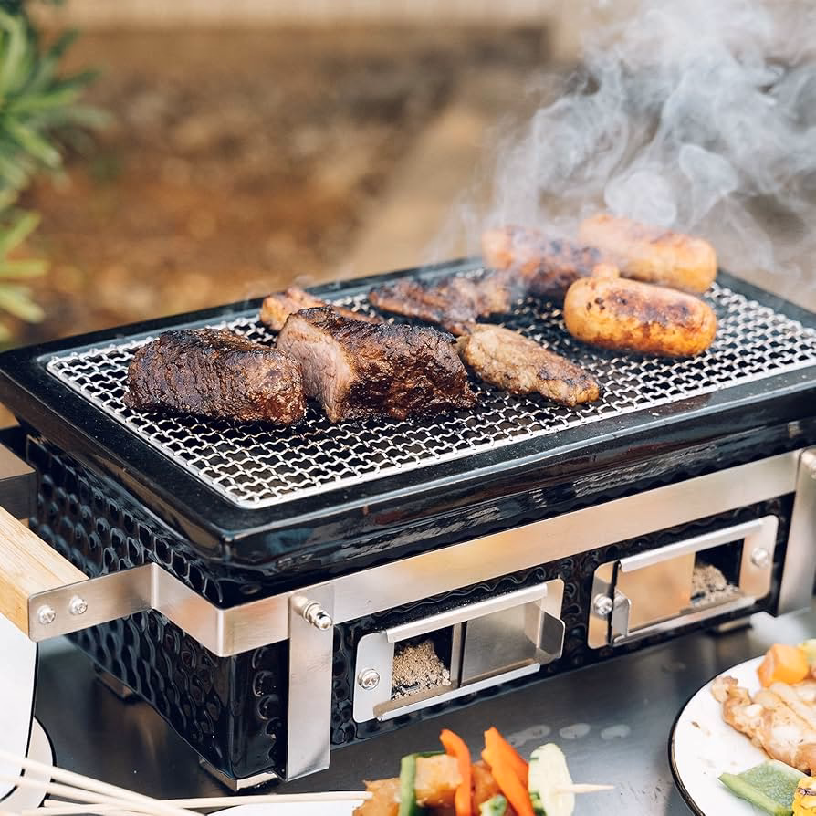 Was ist ein japanischer Holzkohlegrill?