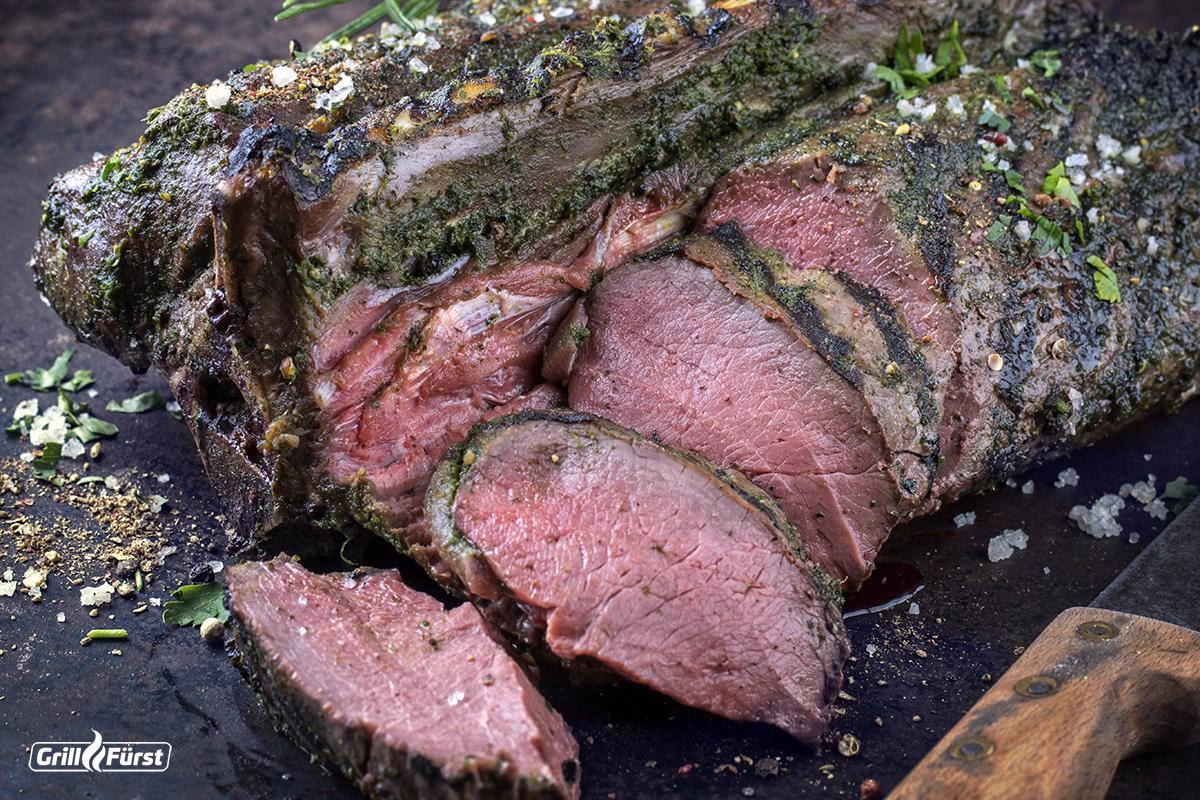 Wie kocht man Hirschrücken im Ofen?